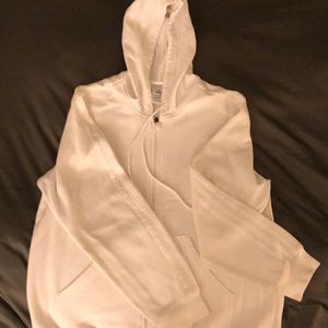 Adidas women's track jacket - XL/White